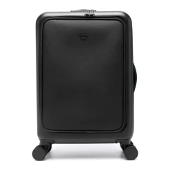 Online ABS Carry-On Kuffert med Saffiano-detalje og Ørneplade Kufferter