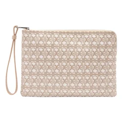 Clearance Alias Coated Monogram Dame Clutch