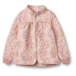 Best A-line Thermo Jacket Lilac Flower Rainbow Børn Jakker