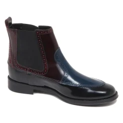 Outlet Beatles Bordeaux Støvle Sko Dame Chelsea Boots