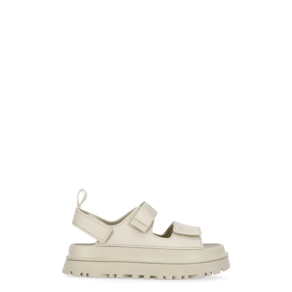 Clearance Sandaler Rund Tå Velcrolukning Dame Sandaler