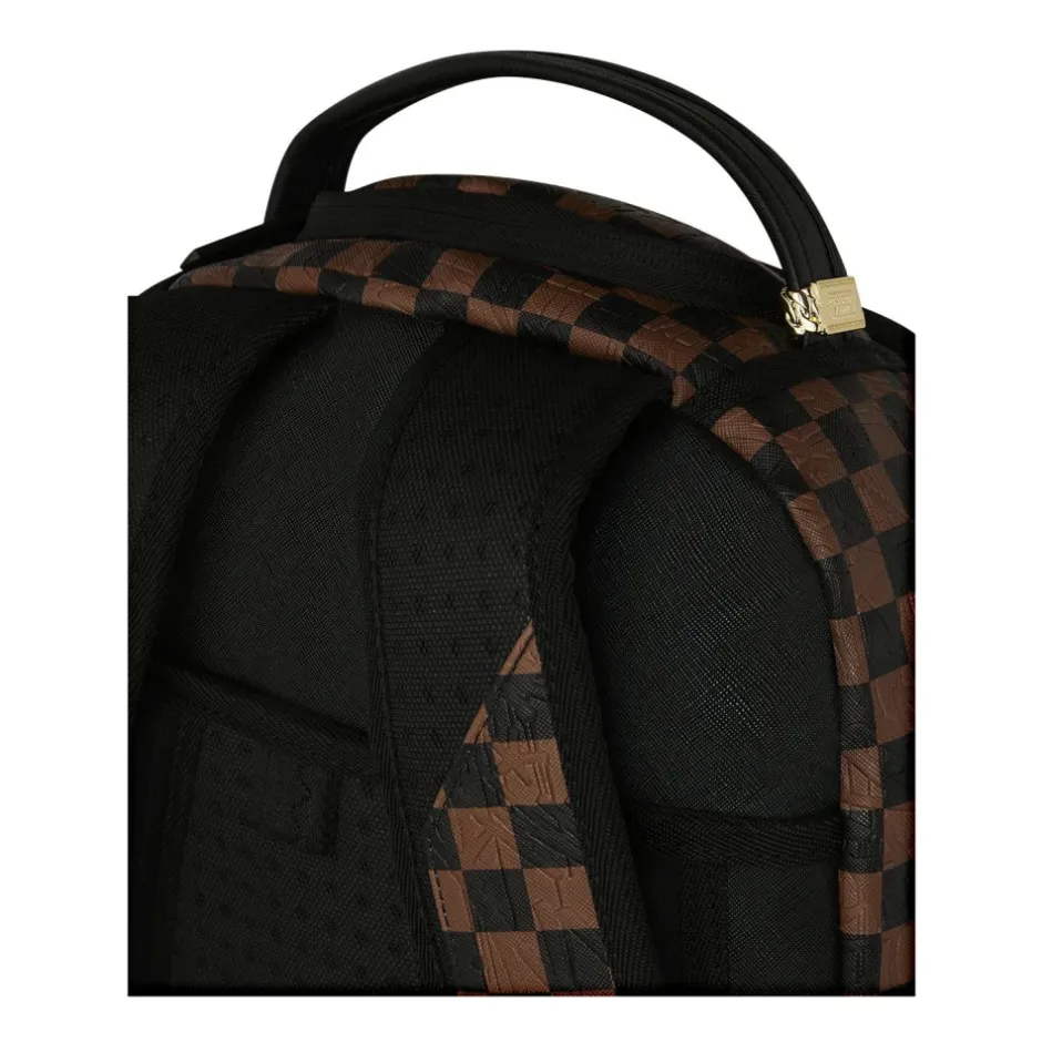 Clearance Big Backpack Shark Check Embossed B8232 Dame Rygsække