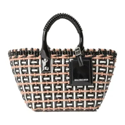Bistro Basket Braided Tote Bag Dame Indkøbstasker