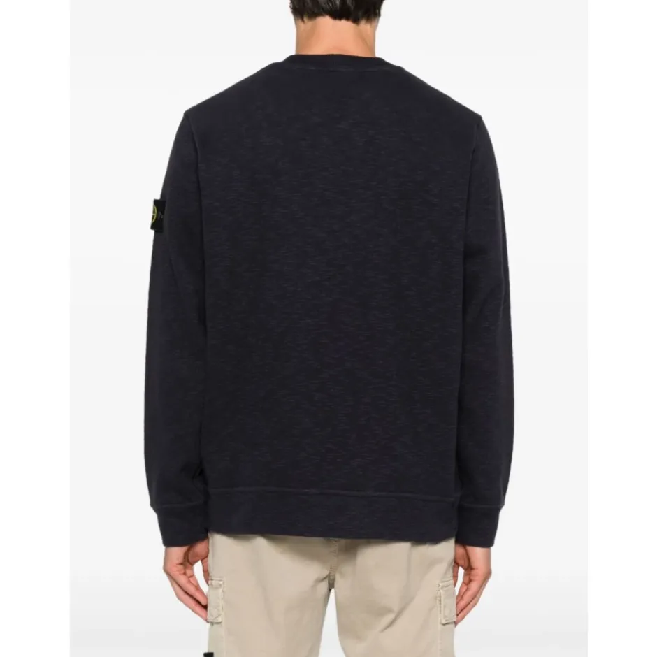 Best Bomuld Crewneck Sweatshirt med Badge Strik
