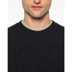 Best Bomuld Crewneck Sweatshirt med Badge Strik