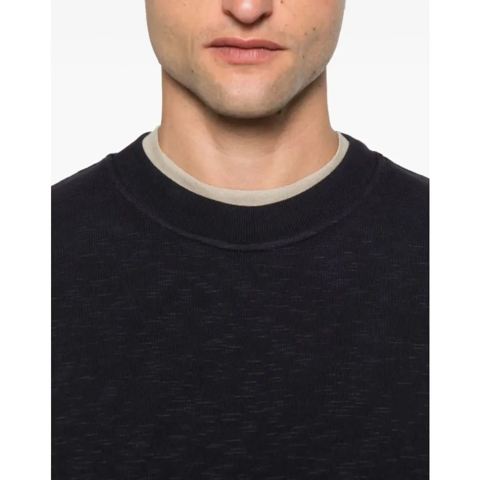 Best Bomuld Crewneck Sweatshirt med Badge Strik