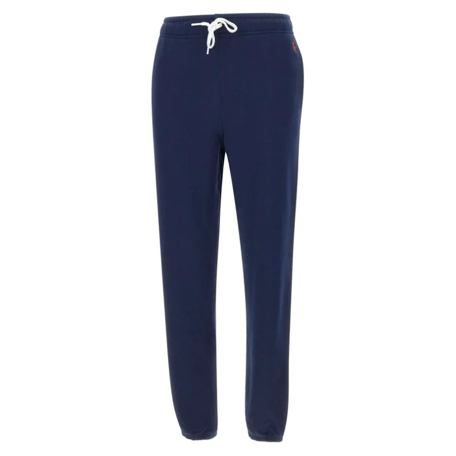 New Bomuld Jogger med Rød Logo Dame Bukser