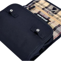 Best Hængende Toilettaske med Tjekdetalje Dame Clutch