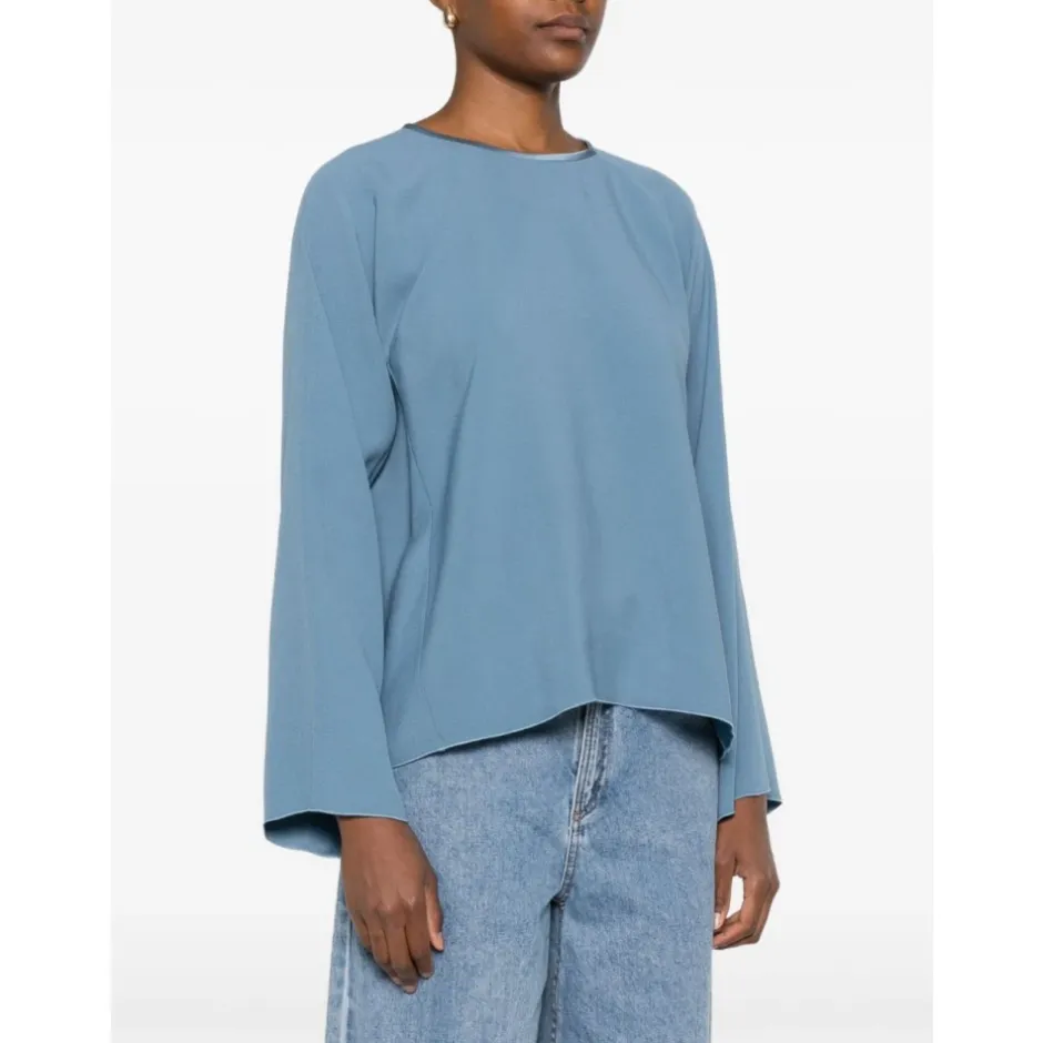 Hot Klar Top Rund Hals Dame Bluser & Skjorter