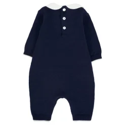 Outlet uld heldragt med Peter Pan-krave Børn Jumpsuits