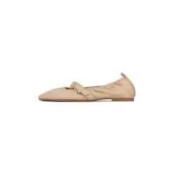 Sale Bløde Ballerinaer i Læder Dame Ballerina Sko