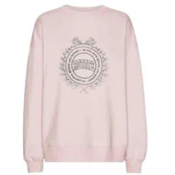 Online Blomstret Print Sweatshirt Oversize Fit Dame Sweatshirts