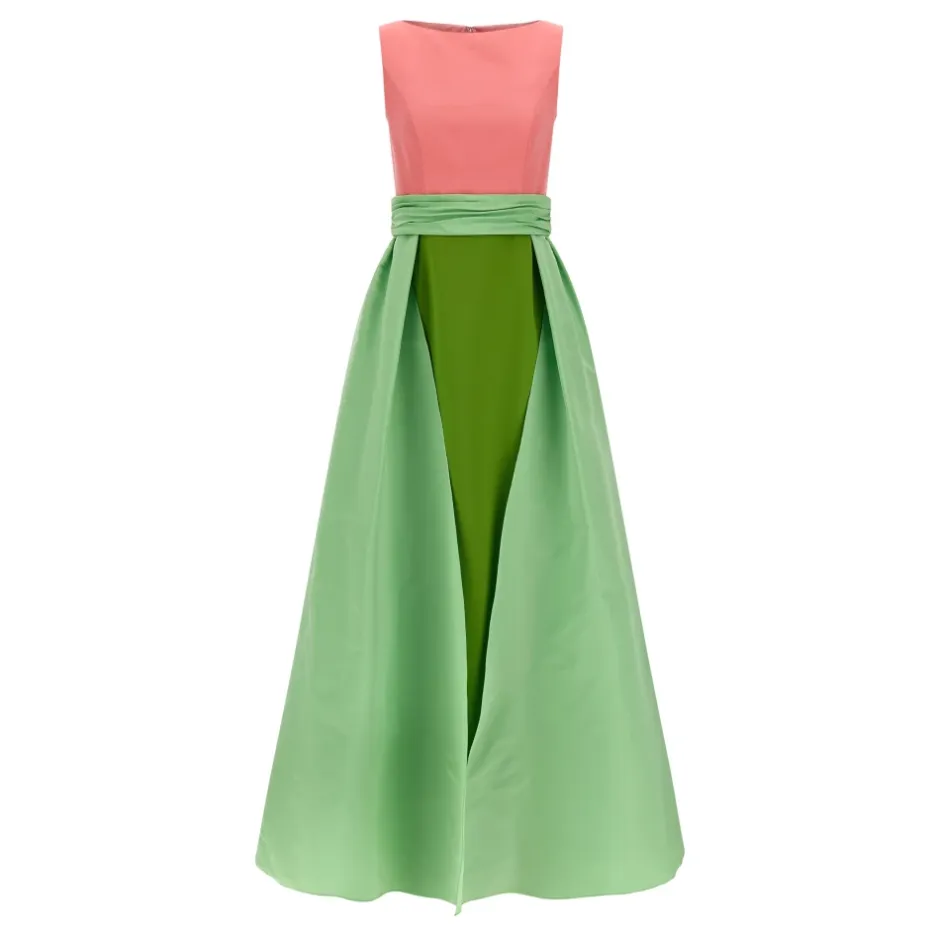 Discount Boat Neck Column Gown Dame Kjoler