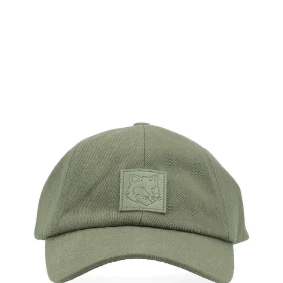 Best Bold Fox Head Leather Patch 6P Cap Huer, Kasketter & Hatte