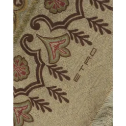 New Bomuldsblanding Jacquard Tørklæde Halstørklæder Og Tørklæder
