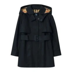 Best Bomuldsforet Trenchcoat med Hætte Børn Jakker
