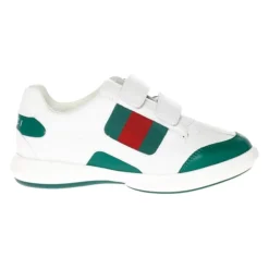 Sale Børn e Flade Sko med Grøn Webdetalje Børn Sneakers