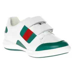 Sale Børn e Flade Sko med Grøn Webdetalje Børn Sneakers