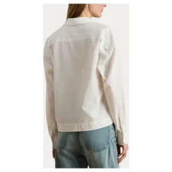 New Broadcloth Cropped Skjorte Dame Bluser & Skjorter