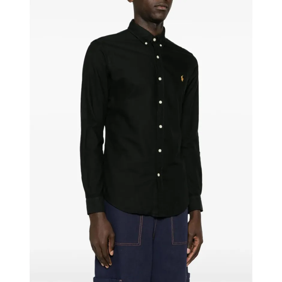 Discount Broderet Oxford Skjorte Skjorter