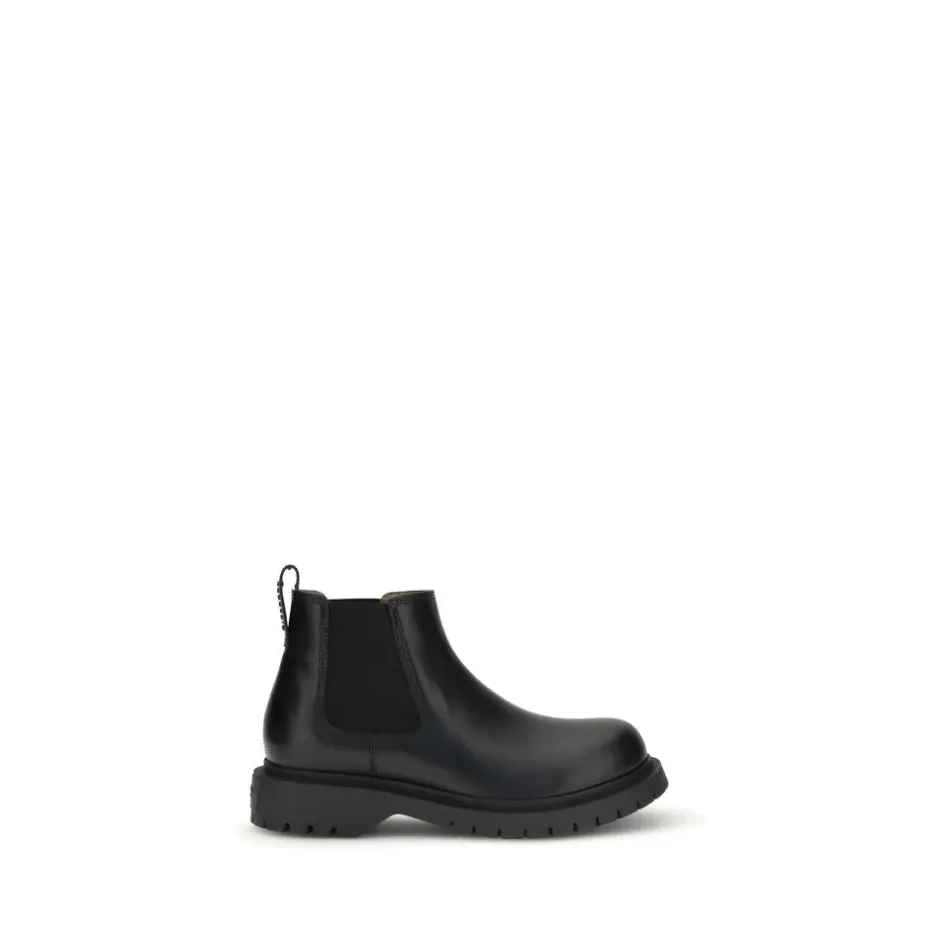 Sale Børstet Kalveskind Chelsea Støvler Chelsea Boots