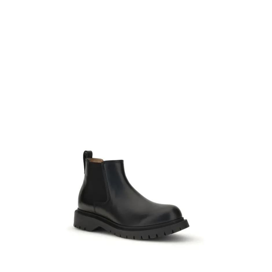 Sale Børstet Kalveskind Chelsea Støvler Chelsea Boots