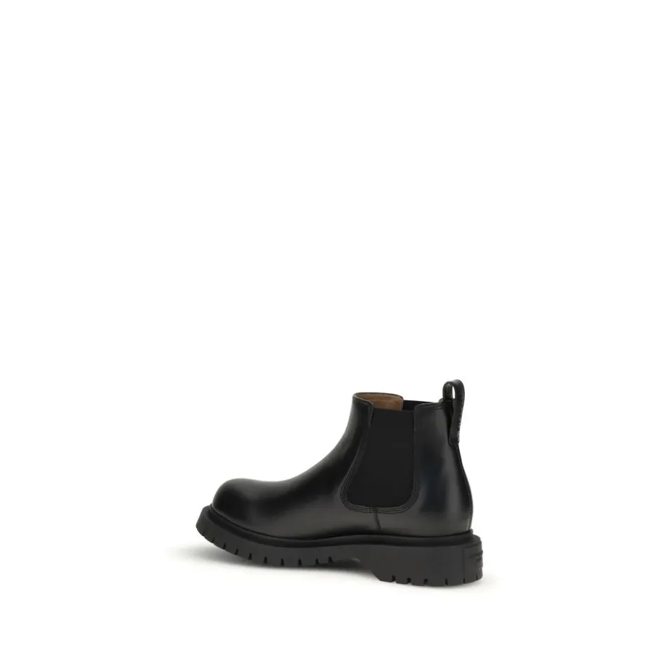 Sale Børstet Kalveskind Chelsea Støvler Chelsea Boots