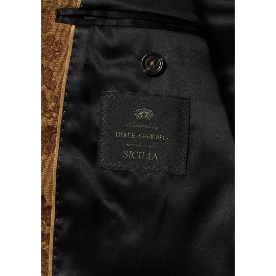 Best Blomstret Jacquard SICILIA Dragt Jakkesæt
