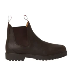 Sale Læder Chelsea Støvler med Kummel-Farvet Sløjfe Chelsea Boots