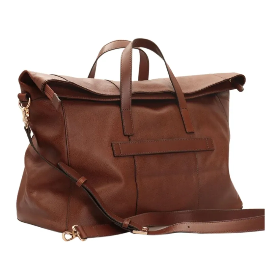 Best læder Duffle taske Alberto Model Dame Rejsetasker