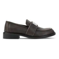 Sale Loafer Sko Elegant Sølv Detaljer Dame Loafers