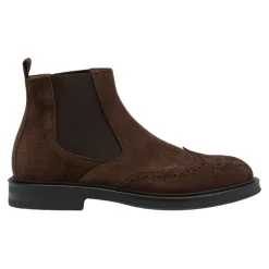 Clearance Ruskind Chelsea Boot med Perforeret Detalje Chelsea Boots