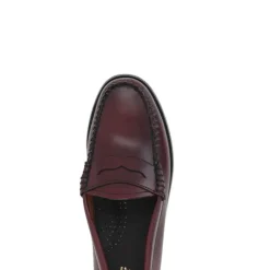 Hot Burgundy Penny Loafer Flade Sko Dame Loafers
