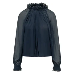 Hot CAMICIA CREPONNE Dame Bluser & Skjorter