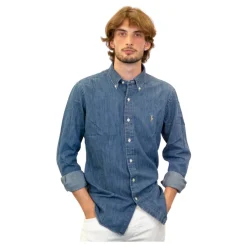 Camicia jeans custom fit Skjorter