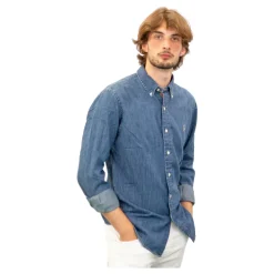 Camicia jeans custom fit Skjorter