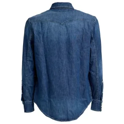 Best Camicia texana regular in denim fisso Skjorter