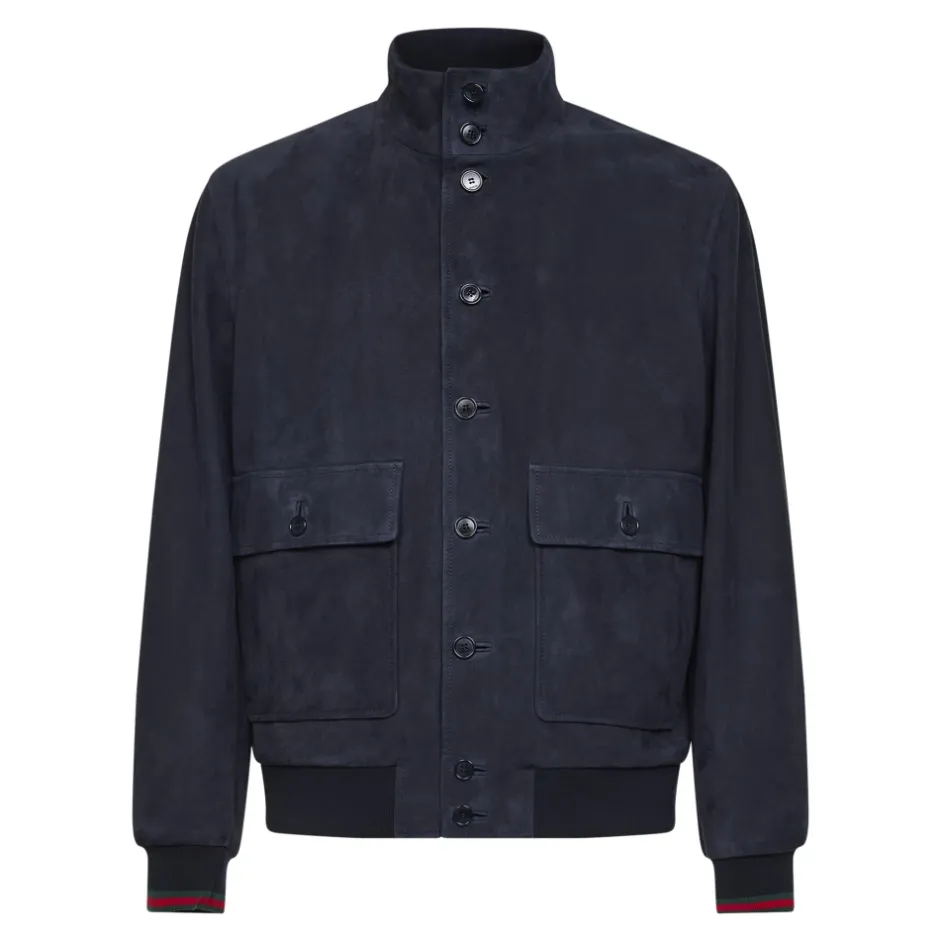 Online Camoscio Bomber Jacket Jakker