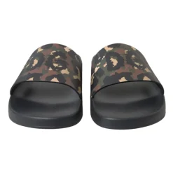 Sale Camouflage Læder Slides Sandaler