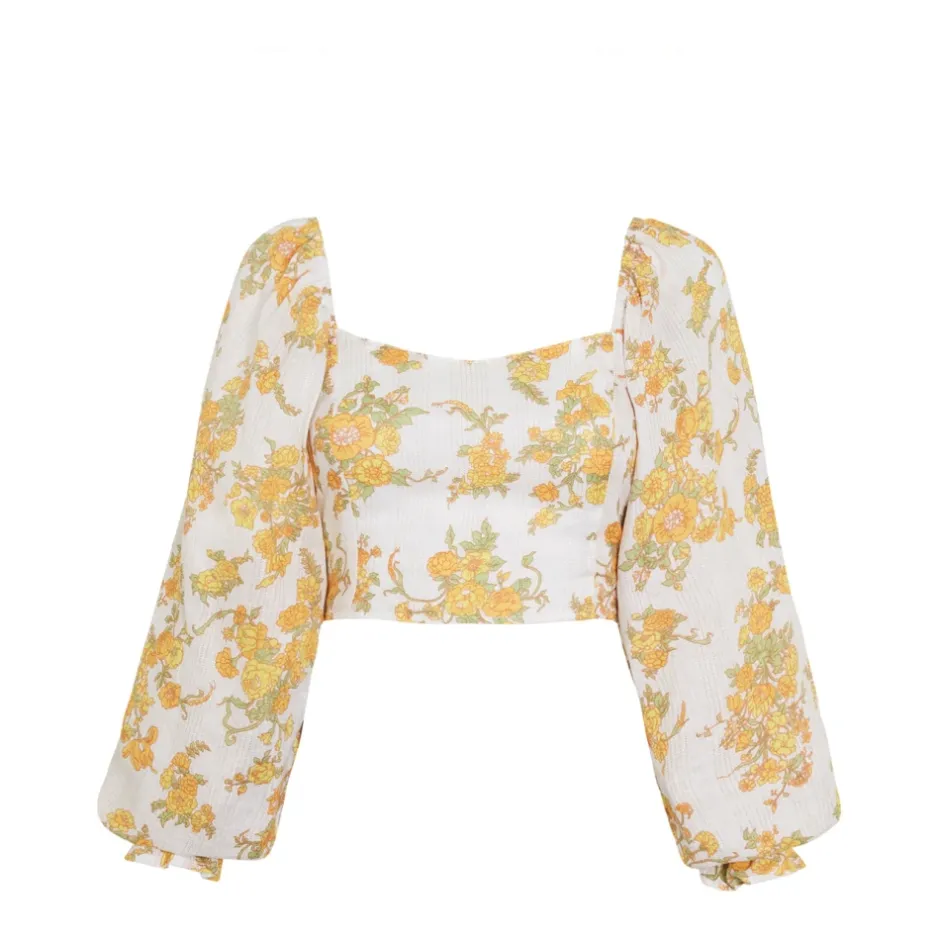 Discount Carmody Linen Top Dame Bluser & Skjorter