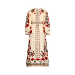 Clearance Cashew Mandala Lang Kjole Dame Kjoler