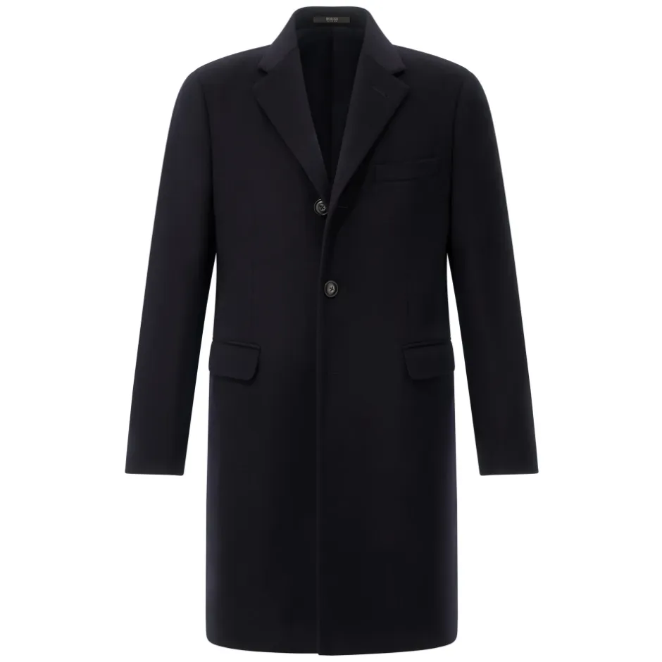 Clearance Cashmere Blend Enkeltradet Frakke Frakker