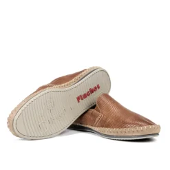Best Casual Camel Læder Loafers Loafers