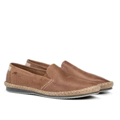 Best Casual Camel Læder Loafers Loafers