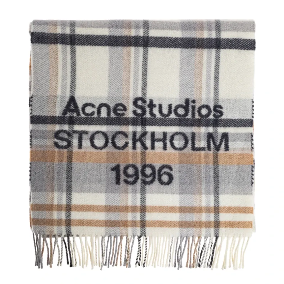 Clearance Check logo scarf - Wide Dame Halstørklæder Og Tørklæder|Tørklæder