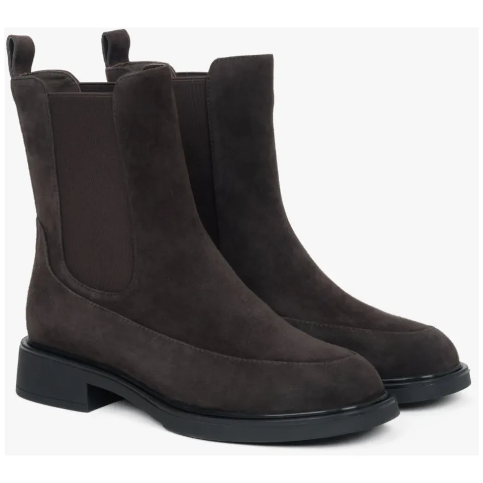 Online Chelsea Boots med elastisk indsats Dame Chelsea Boots