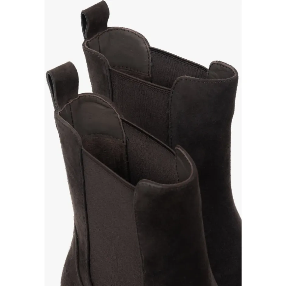 Online Chelsea Boots med elastisk indsats Dame Chelsea Boots