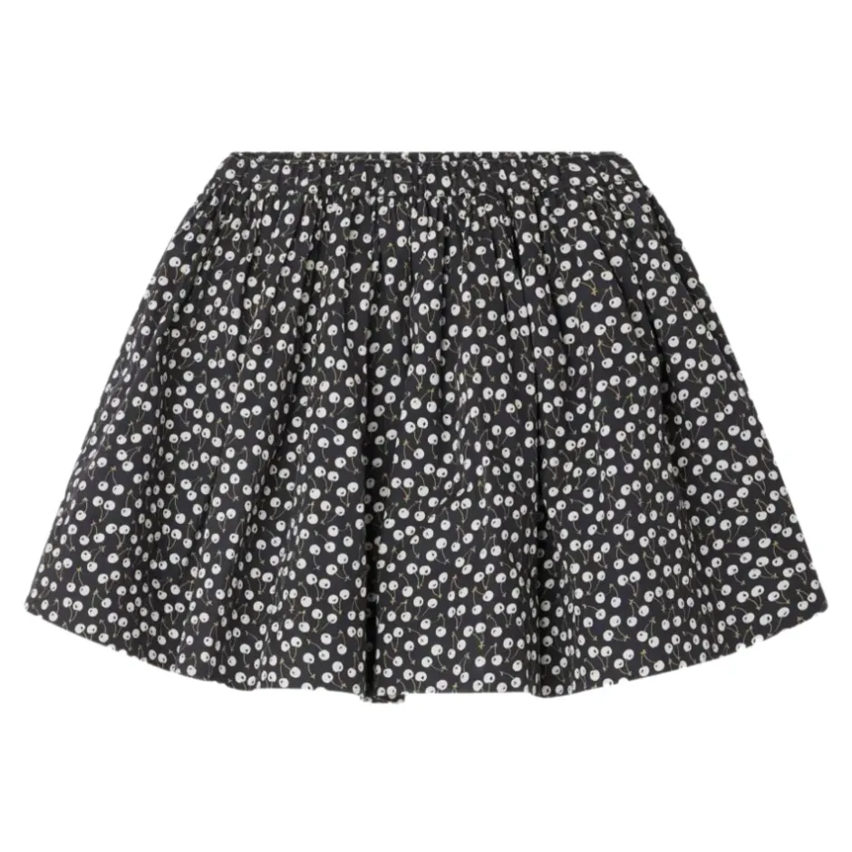 Discount Cherry Print Gathered Skirt Børn Kjoler & Nederdele