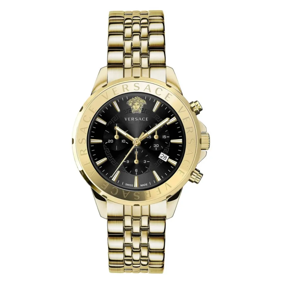 Outlet Chrono Signature Chronograph Ur Rustfrit Stål Ure
