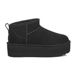 Clearance Classic Ultra Mini Platform Støvler Black Dame Støvler